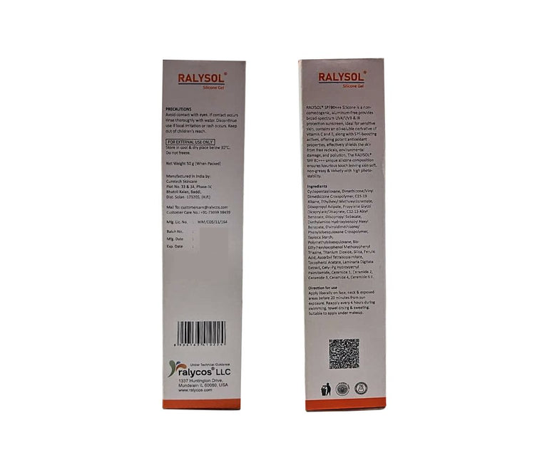 Ralysol Silicone Sunscreen Gel SPF 80+++