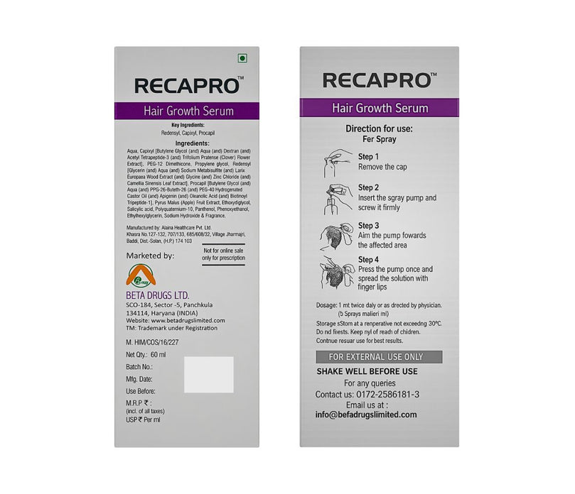 Recapro Hair Growth Serum