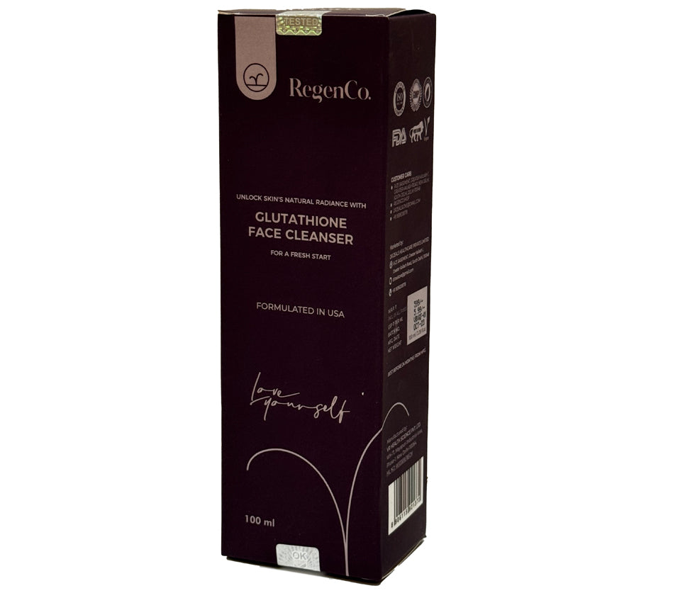 glutathione facial cleanser RegenCo. Glutathione Face Cleanser – DelMeds.com
