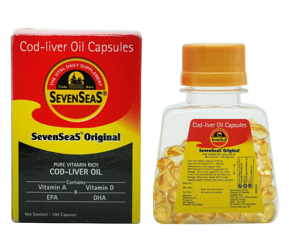 Seven Seas Original Cod-Liver Oil Capsule – DelMeds.com