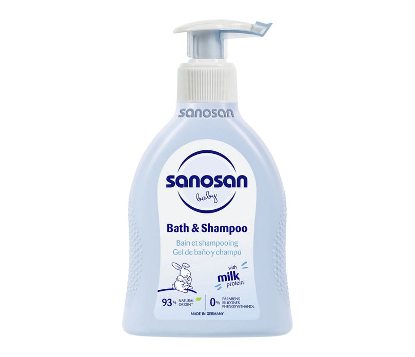 Sanosan Baby Milk Protein Bath & Shampoo