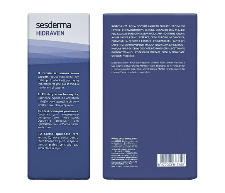 Sesderma Hidraven Foamy Soap Free Cream