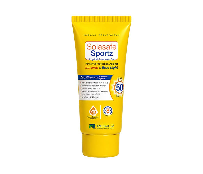 Solasafe Sportz Physical Sunscreen Gel SPF 50+ PA+++