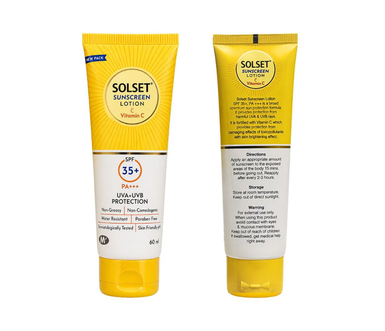 Solset Sunscreen Lotion With Vitamin C SPF 35+ PA+++