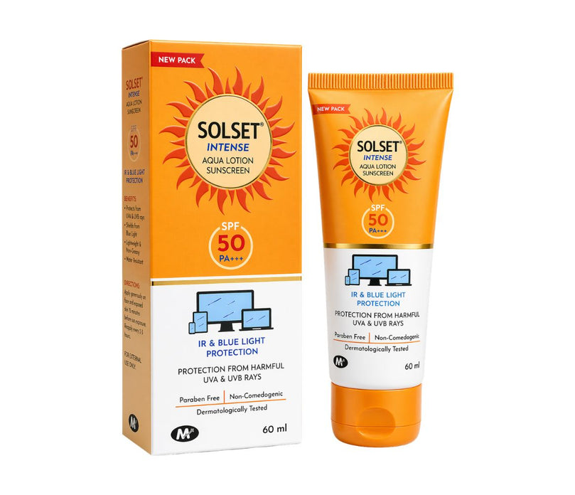 Solset Intense Aqua Lotion Sunscreen SPF 50 PA+++
