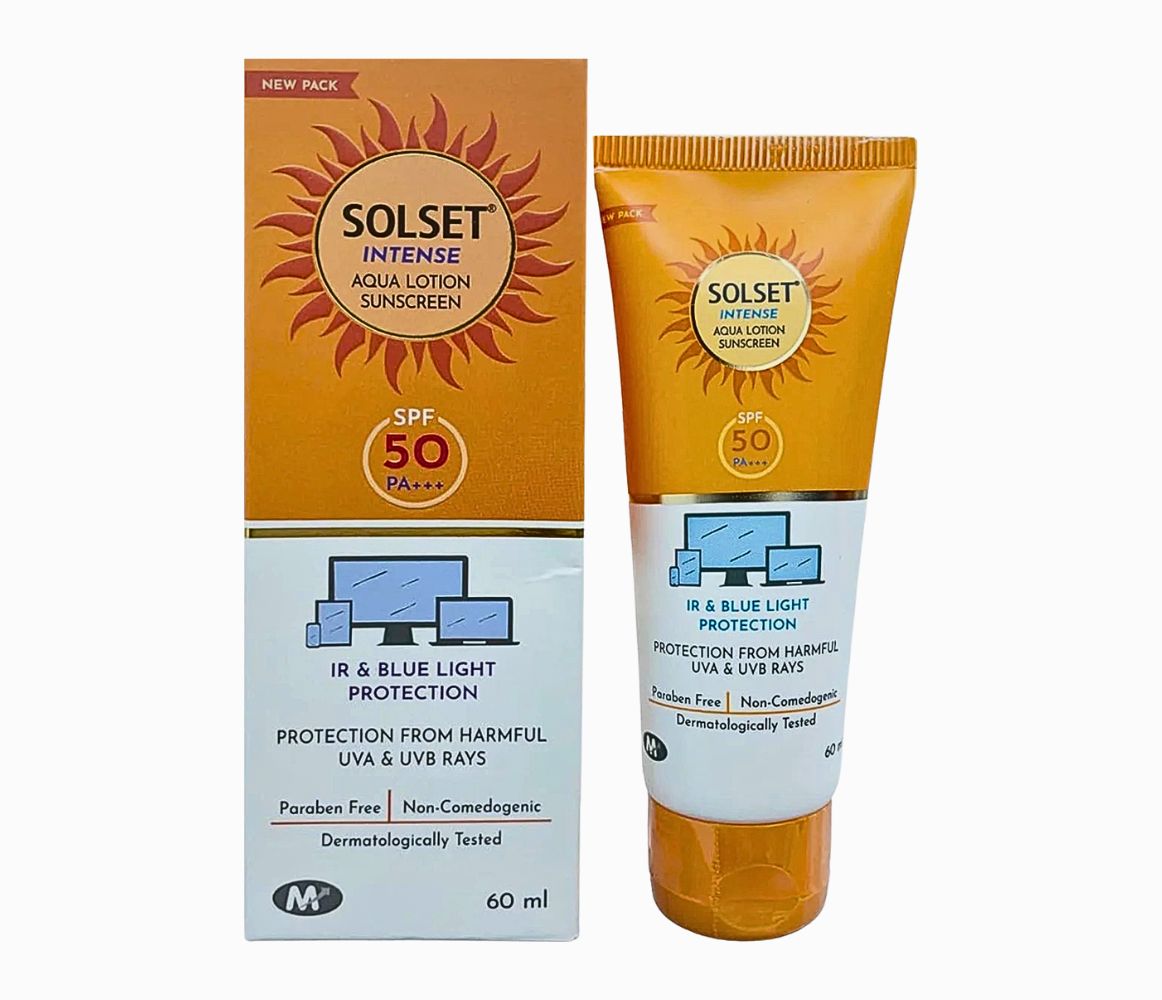 Solset Intense Aqua Sunscreen (SPF50 PA+++) Lotion