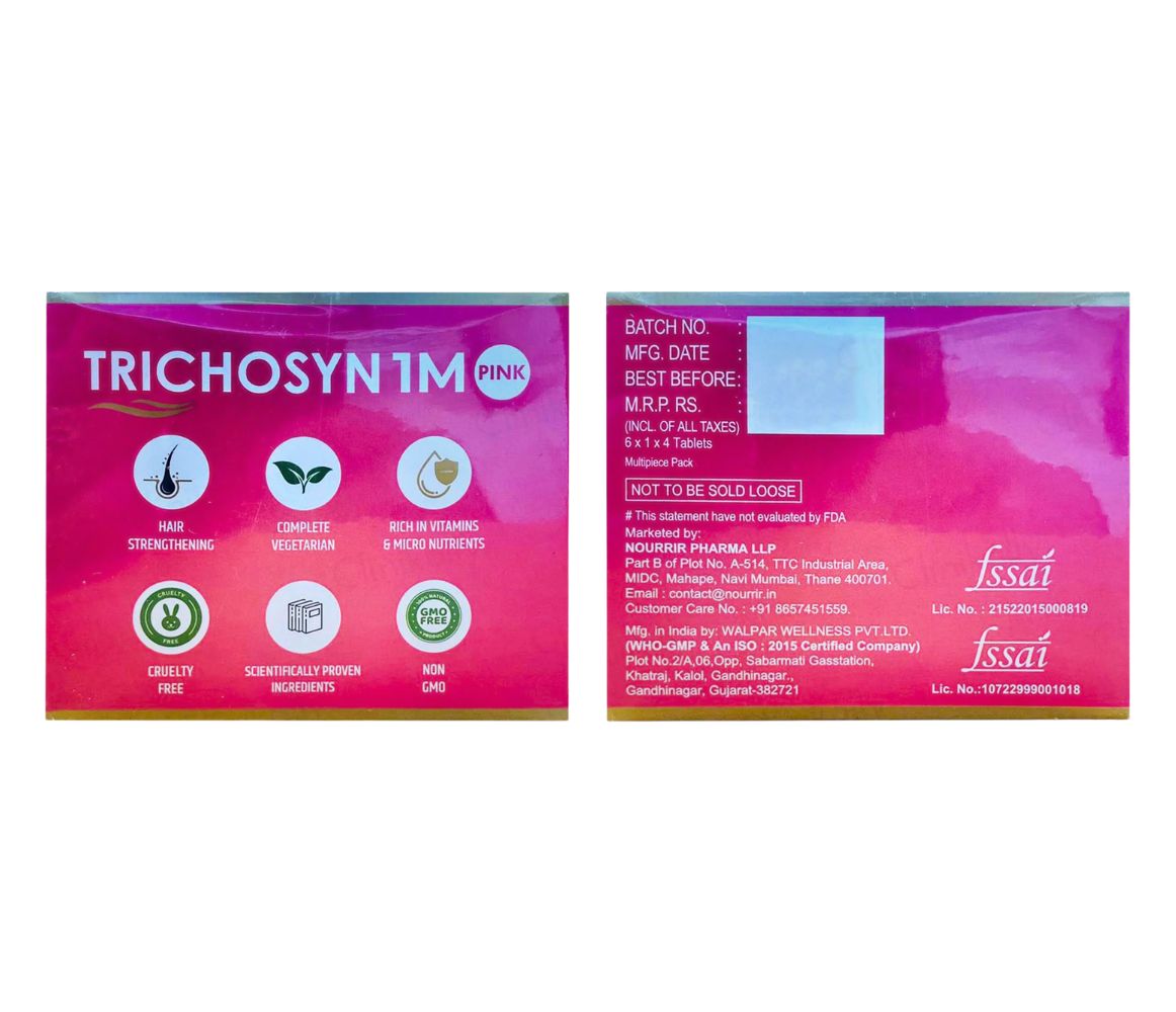 Nourrir Trichosyn 1M Pink Tablet