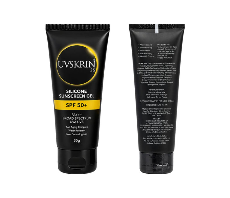 UVSkrin SS Silicone Sunscreen Gel SPF 50+