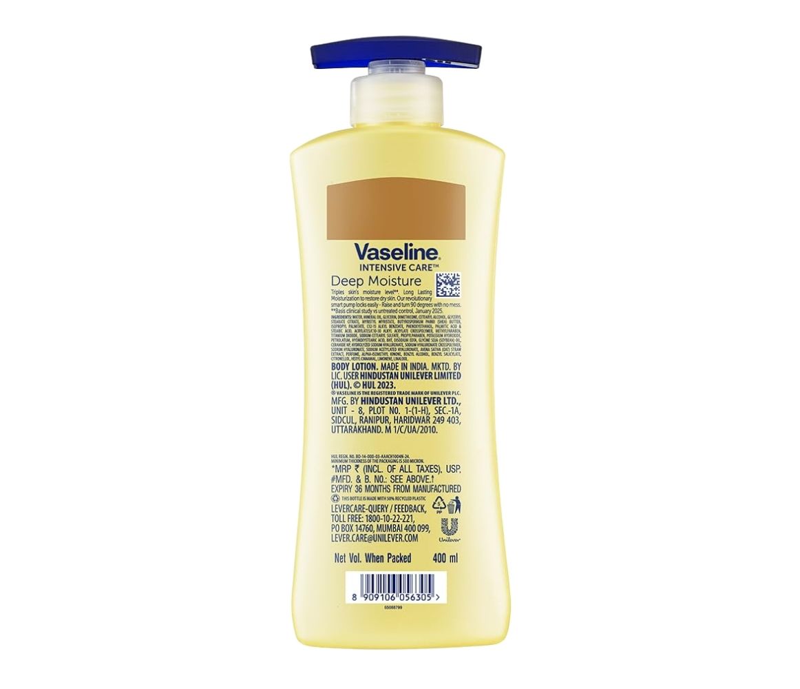 Vaseline Intensive Care Body Deep Moisture Lotion