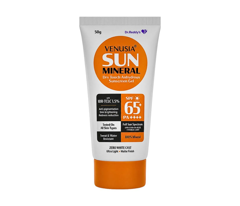 Venusia Sun Mineral Dry Touch Sunscreen Gel SPF 65+ PA++++