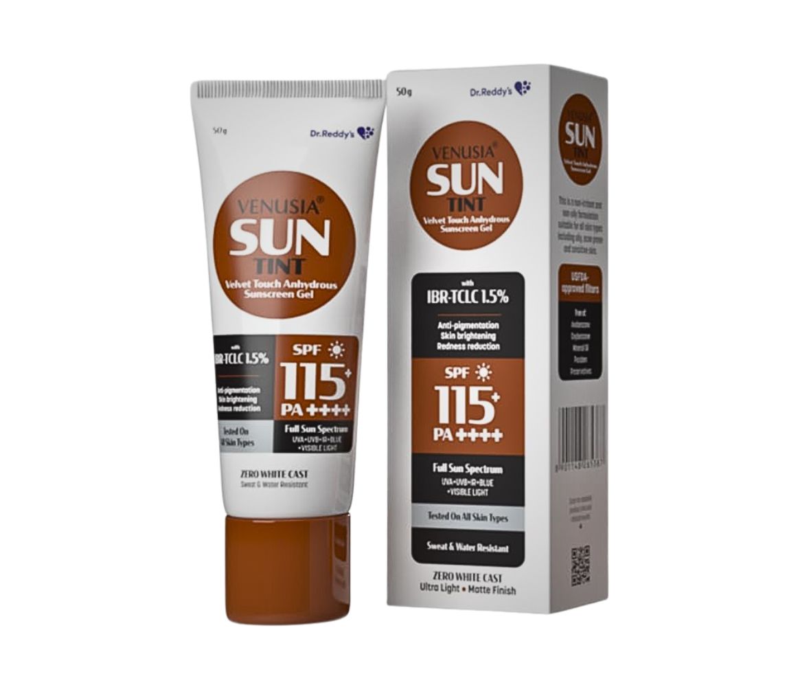 Venusia Sun Tint Sunscreen Gel SPF 115+ PA++++