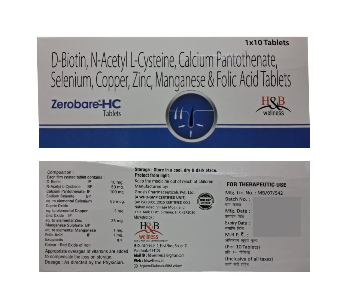 Zerobare-HC Tablet