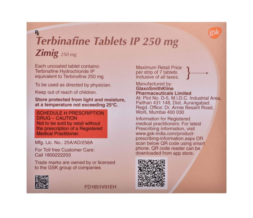Zimig 250mg Tablet
