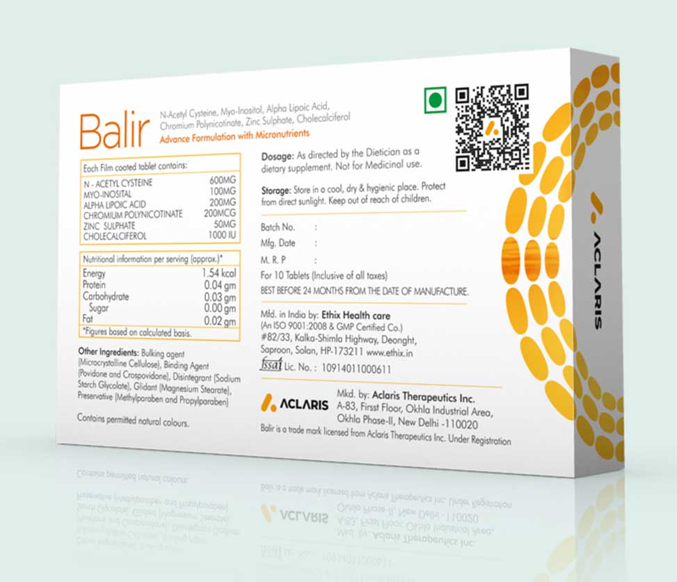 ACLARIS Balir Tablets